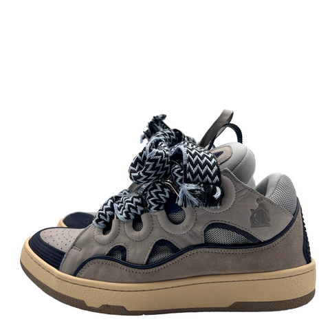 Lanvin Leather Curb `Grey Navy` | EU 41 / US M 8