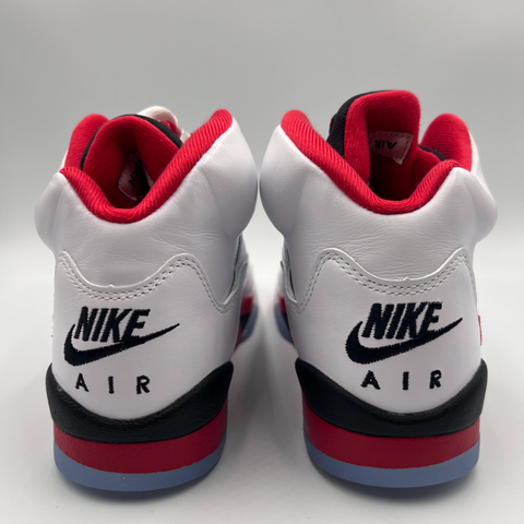 Jordan 5 Retro GS `Fire Red Black Tongue (2025)` | US GS 6Y