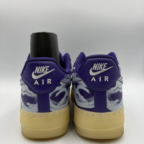 Nike Air Force 1 Low '07 QS 'Purple Skeleton Halloween (2021)' | US M 10