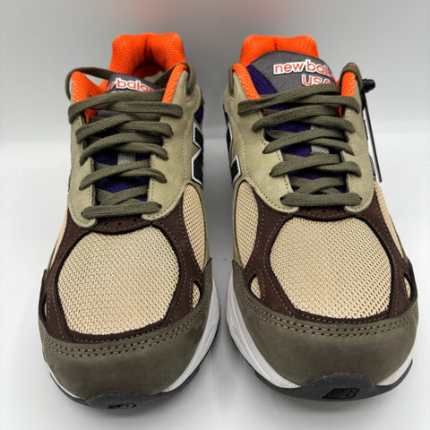 New Balance 990v3 'MiUSA Teddy Saints Khaki Orange (2023)' | US M 11