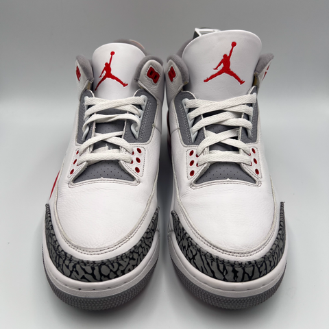 Jordan 3 Retro `Fire Red (2022)`| US M 12 (NB)