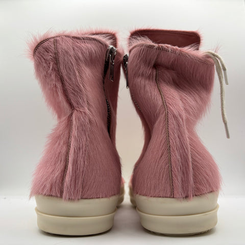 Rick Owens Pink Fur High 'Dusty Pink' | EU M 46 / US M 13
