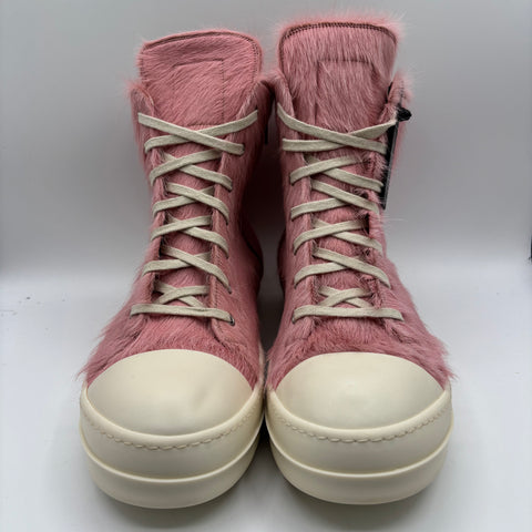 Rick Owens Pink Fur High 'Dusty Pink' | EU M 46 / US M 13