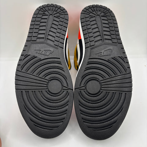 Air Jordan 1 Mid 'Black Amarillo Orange (2020)' | US M 10.5