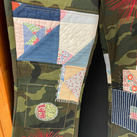 Coût De La Liberté Flare Patchwork Jeans | US M 30