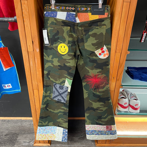 Coût De La Liberté Flare Patchwork Jeans | US M 30