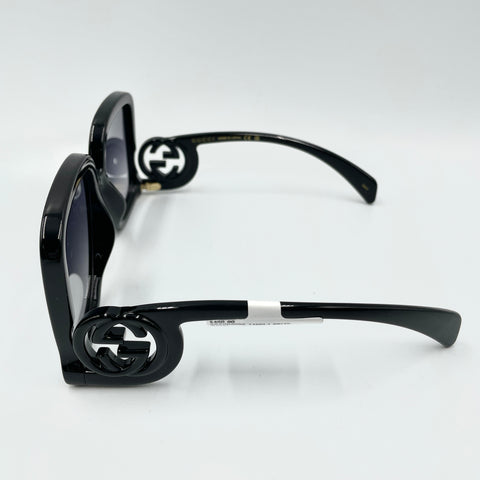 Gucci Reverse Square Sunglasses Logo 'Black' | OS