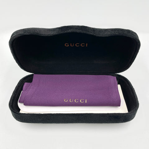 Gucci Reverse Square Sunglasses Logo 'Black' | OS