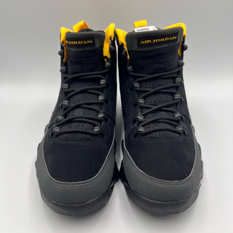 Jordan 9 Retro `Dark Charcoal University Gold (2021)` | US M 8.5