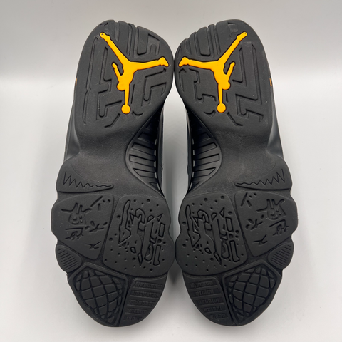 Jordan 9 Retro `Dark Charcoal University Gold (2021)` | US M 8.5