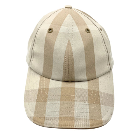 Burberry Archive Plaid-Check Polyester Cotton Baseball Cap 'Tan / Cream' | MED
