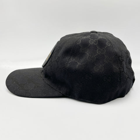 Gucci Logo Original GG Canvas Ripstop Baseball Cap Hat 'Black' | XL 60cm