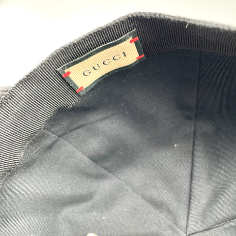 Gucci Logo Original GG Canvas Ripstop Baseball Cap Hat 'Black' | XL 60cm