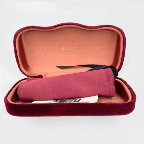 Gucci Polarized Rectangle 56MM Sunglasses 'Black / Gold Hardware' | OS