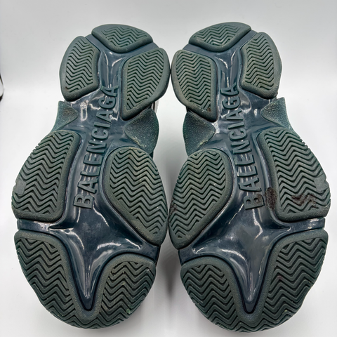 Balenciaga Triple S Clear Sole 'Full Dark Greeen' | EU 40 / US M 7