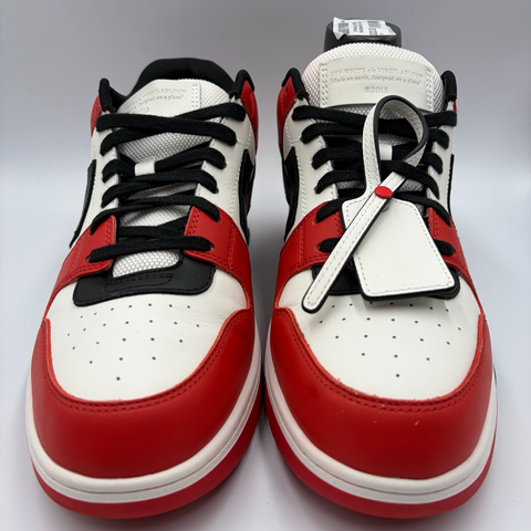 OFF-WHITE Out Of Office OOO Low Tops  'Red White Black' | EU 44 / US M 11