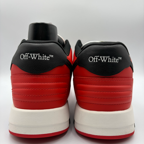 OFF-WHITE Out Of Office OOO Low Tops  'Red White Black' | EU 44 / US M 11