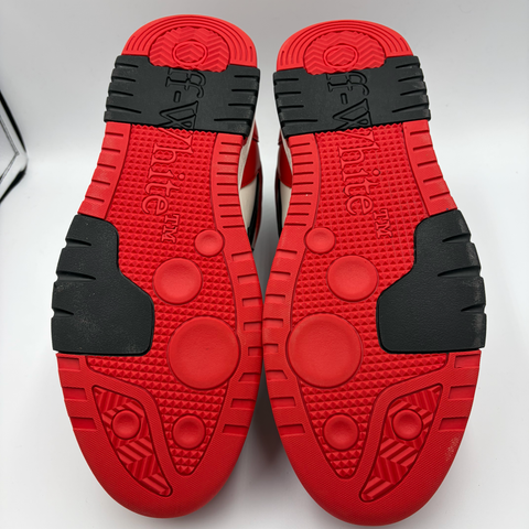 OFF-WHITE Out Of Office OOO Low Tops  'Red White Black' | EU 44 / US M 11