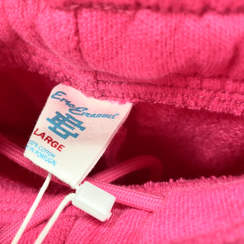 Eric Emmanuel Flying EES 100% Cotton Shorts 'Neon Pink / Reflective Gray Logo' | US LG