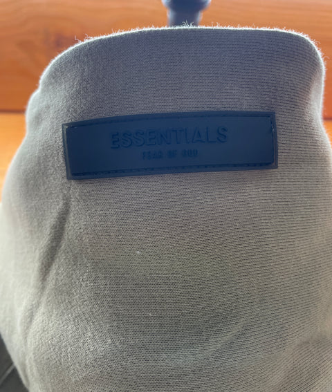 Fear Of God Essentials Hoodie `Oak` | US M Large (L)