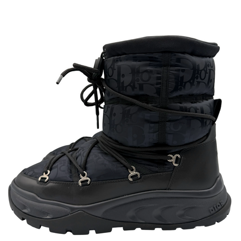 Dior Snow Ankle Boot `Black Oblique Nylon` | EU 41 / US M 8