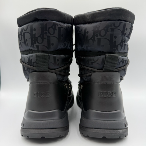 Dior Snow Ankle Boot `Black Oblique Nylon` | EU 41 / US M 8