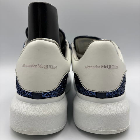 Alexander McQueen Oversized Women`s 'Blue Glitter' | EU 38.5 / US M 7