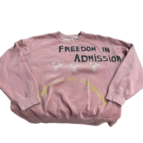Vintage UO Freedom in Admission Sweatshirt 'Dancing Shroom'