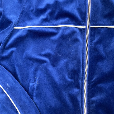 Sergio Tacchini Velvet Track Jacket 'Royal Blue' | US XS