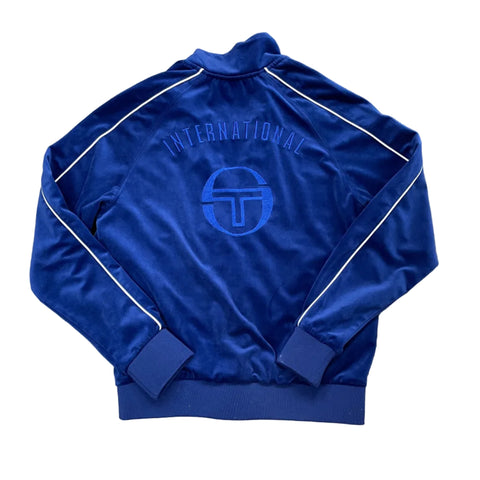 Sergio Tacchini Velvet Track Jacket 'Royal Blue' | US XS