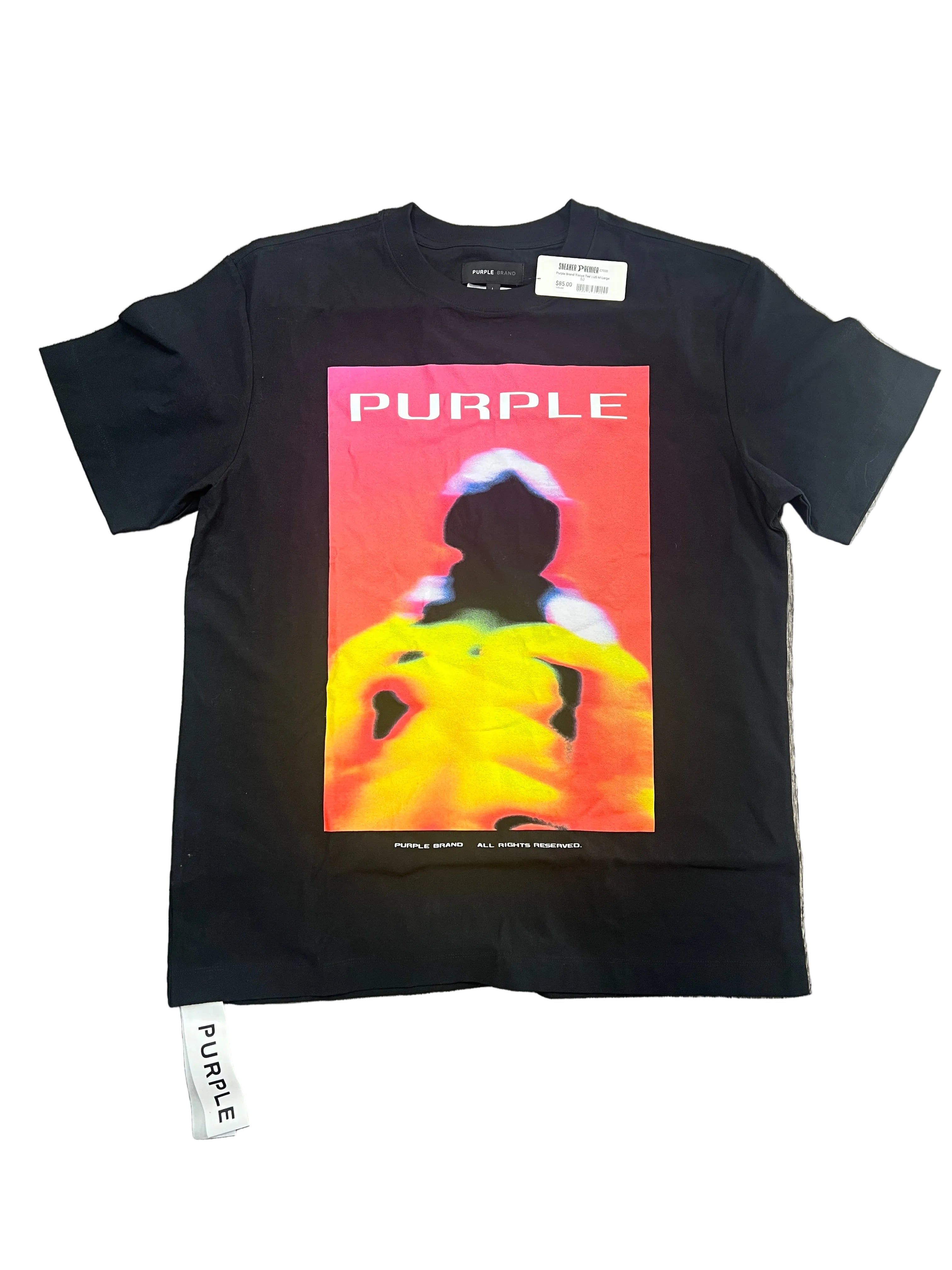 Purple Brand 'Focus Tee' | US M Large (L)