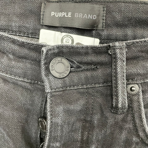 Purple Brand Slim Fit Rip Jeans 'Black' | US M 30"
