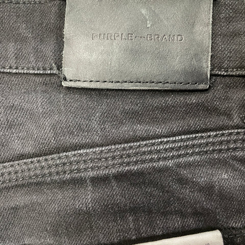 Purple Brand Slim Fit Rip Jeans 'Black' | US M 30"