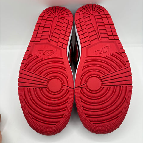 Air Jordan 1 Low SE 'Patent Varsity Red Black (2025)' | US M 8.5