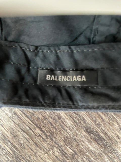 Balenciaga Distressed Notch Cap 'Black (Women)' | US One Size