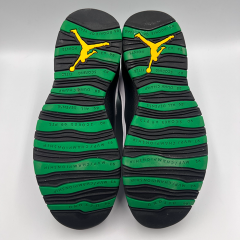 Jordan 10 Retro `Seattle (2019)` | US M 10.5 (NB)