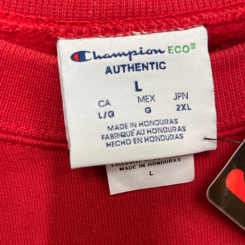 4th Rope Westside Gunn WGXR Champion Crewneck Sweatshirt 'Legion of Doom Red' | US MEN LG