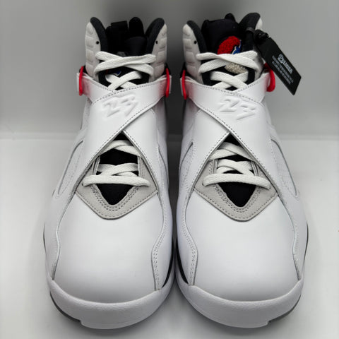 Air Jordan 8 Retro 'White True Red (2025)' | US M 12