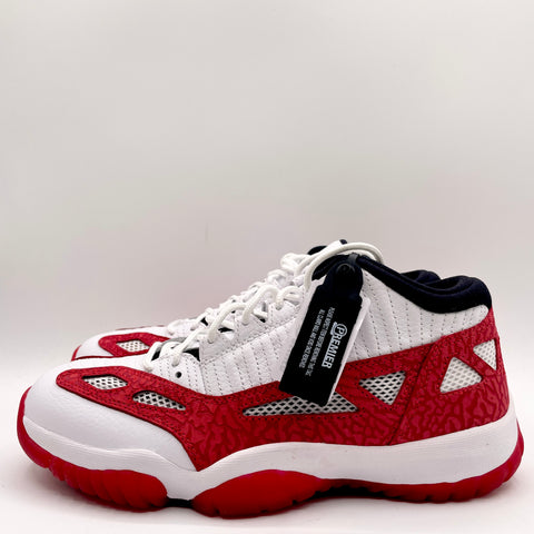 Air Jordan 11 Retro Low IE 'White Gym Red (2017)' | US M 8