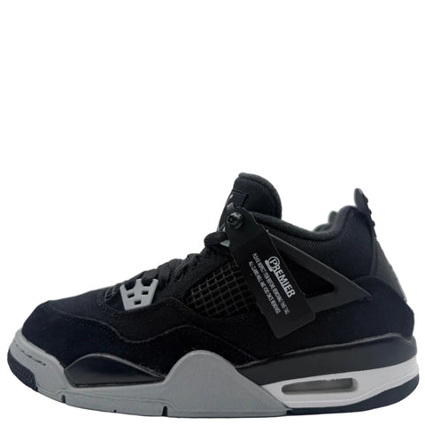 Air Jordan 4 Retro 'Black Canvas (2022)' | US GS 7Y