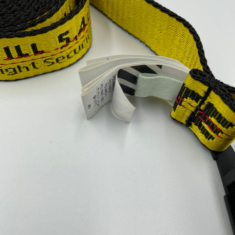 Off-White Mini Industrial Belt 'Yellow Black OG' | OS