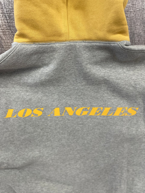 Fear of God Essentials Lakers Hoodie 'Concrete Heather Canyon' | US XL