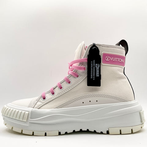 Louis Vuitton High-Top Platform Sneaker 'Pink Monogram Badge' | EU 38 / US W 8.5