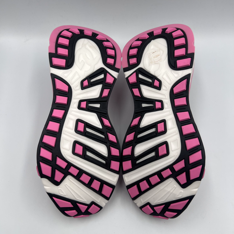 Dolce & Gabbana Womens Stretch Mesh Fast Sneaker 'Pink Black` | EU 37 / US W 7