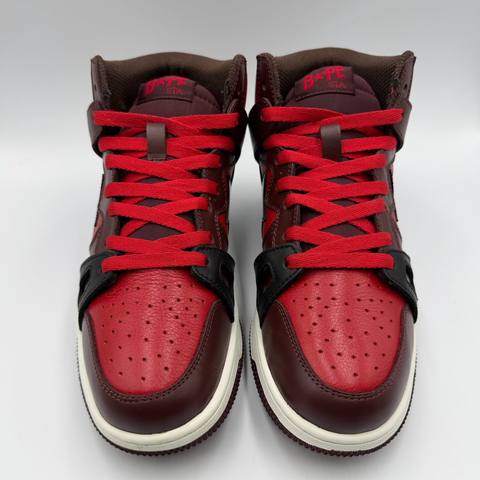 A Bathing Ape Bape Sta 93 Hi 'Red Burgundy' | US M 7