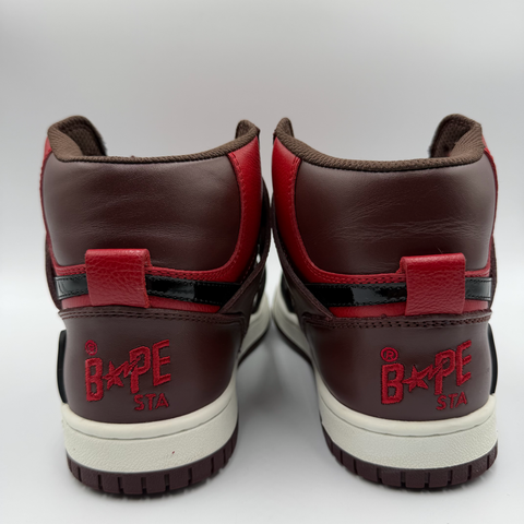 A Bathing Ape Bape Sta 93 Hi 'Red Burgundy' | US M 7