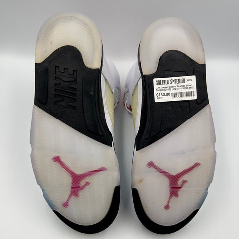 Air Jordan 5 Retro 'Fire Red Silver Tongue (2020)' | US M 10.5 (No Box)