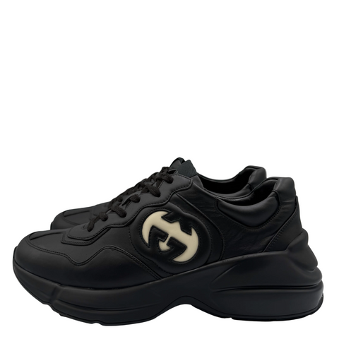 Gucci Rhyton `Interlocking g Black` | EU 42 / US 9