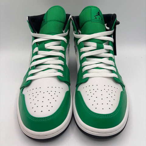 Air Jordan 1 Retro Mid 'Lucky Green (2023)' | US M 10 (No Box)