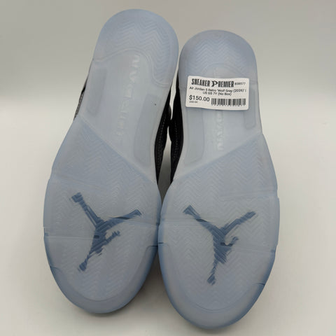 Air Jordan 5 Retro 'Wolf Grey (2026)' | US GS 7Y (No Box)
